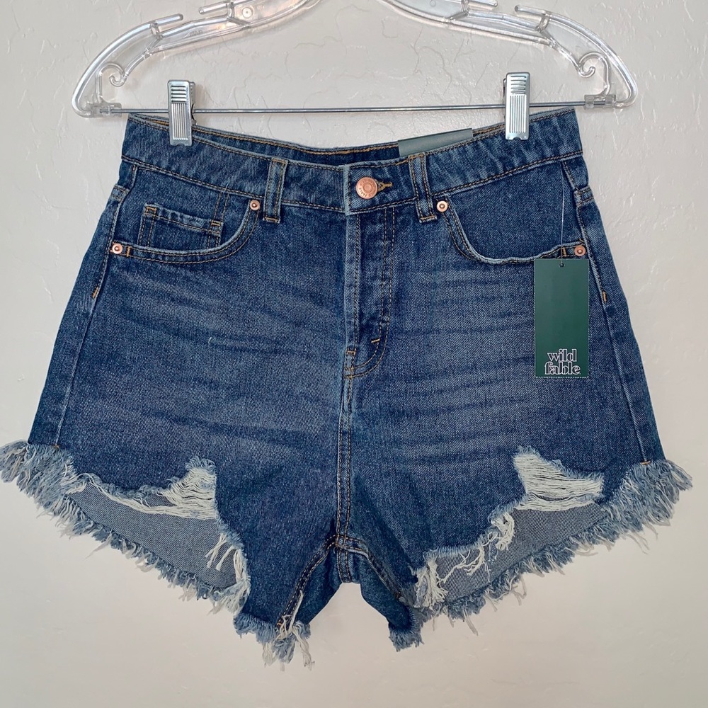 High rise shorts